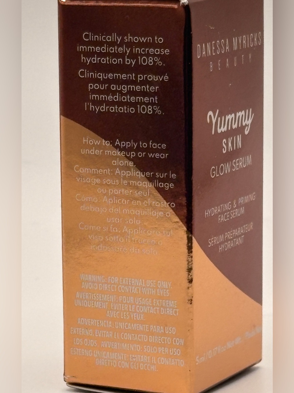 Danessa Myricks Yummy Skin Glow Serum Main Squeeze 5ml/0.17oz New Sealed Travel - Picture 7 of 7
